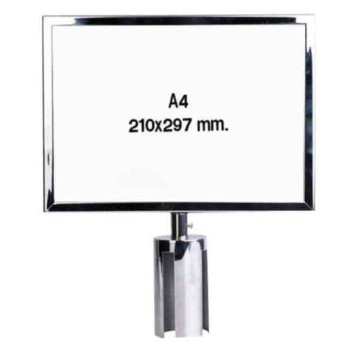 เช่าป้ายข้อความหัวเสากั้นทางเดิน