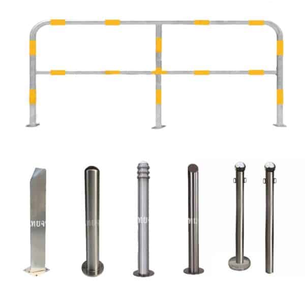 เสากั้นรถ วัสดุสแตนเลส