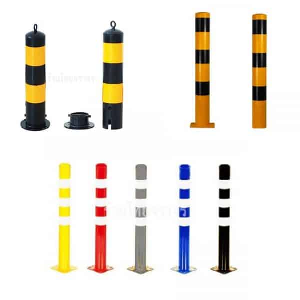 เสากั้นรถวัสดุเหล็ก