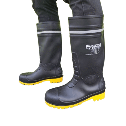 รองเท้าบู๊ตหัวเหล็กพื้นเสริมสแตนเลส