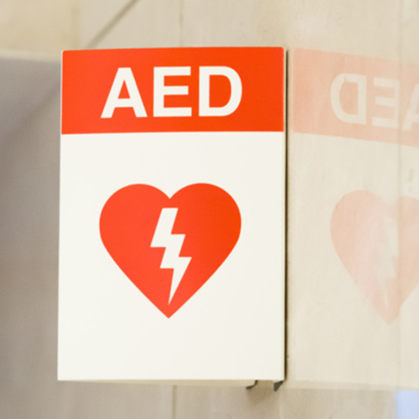 ป้ายพับสัญลักษณ์ AED