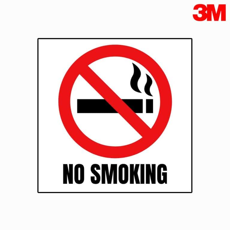 ป้าย NO SMOKING  สะท้อนแสง 3M