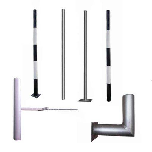 เสาสำหรับติดตั้งกระจกโค้ง