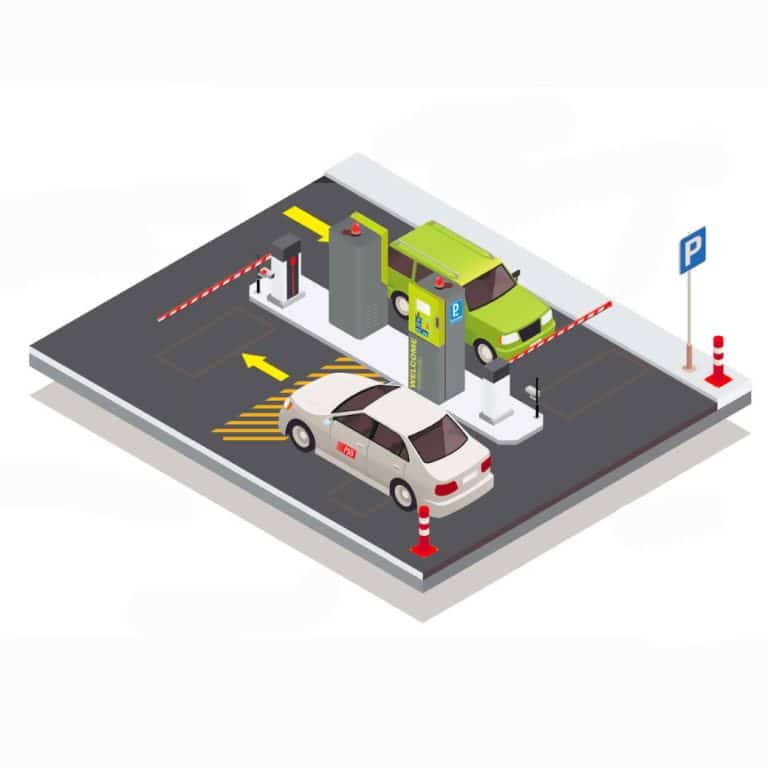 ชุดระบบไม้กั้นรถยนต์อัตโนมัติ พร้อมระบบอ่านป้ายทะเบียน ยี่ห้อ SMART