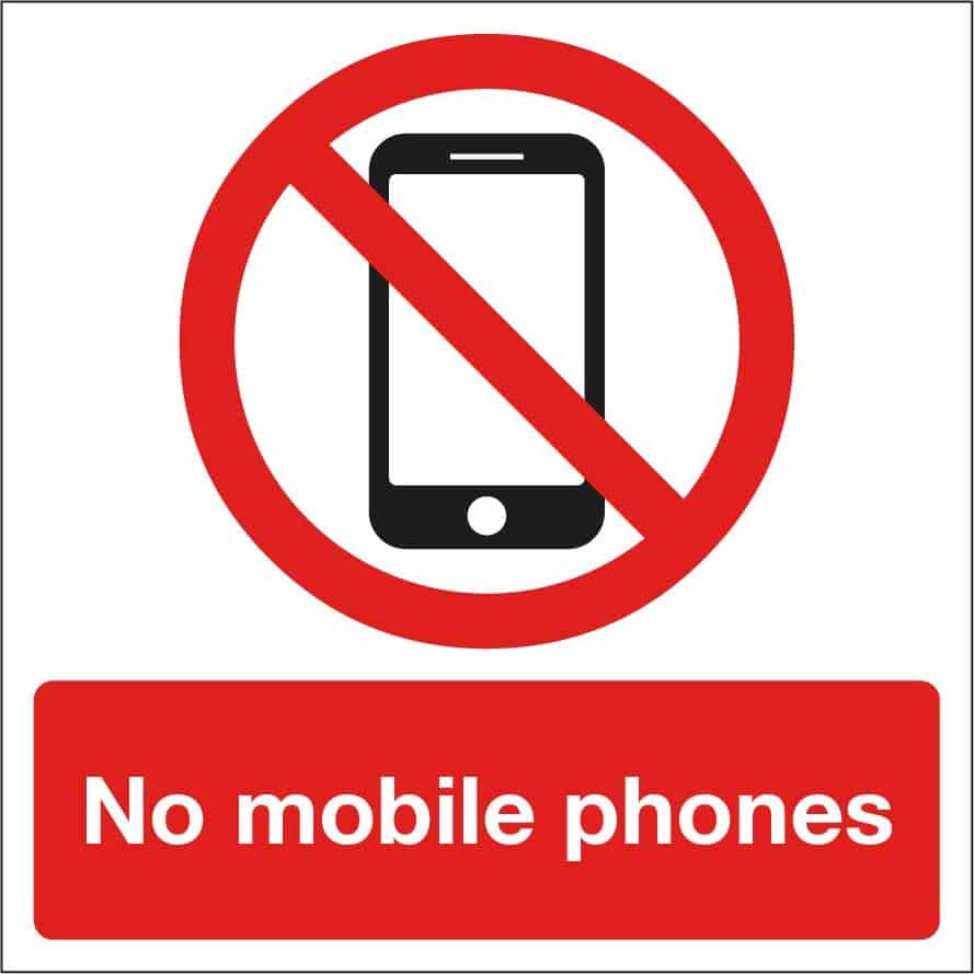 no cellphone