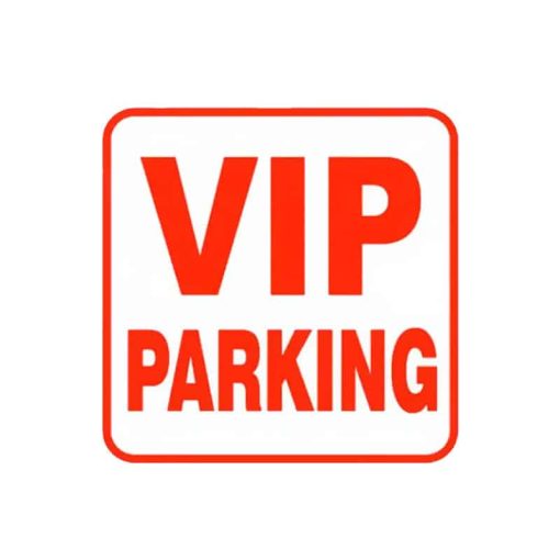แผ่นติดถนน ที่จอดรถพิเศษ (VIP PARKING) มาตรฐานญี่ปุ่น