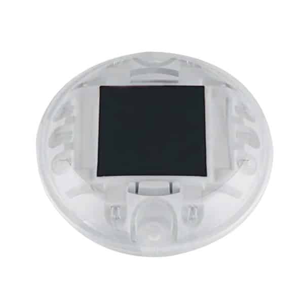 หมุดถนนสะท้อนแสงพลังงานแสงอาทิตย์ สีขาว