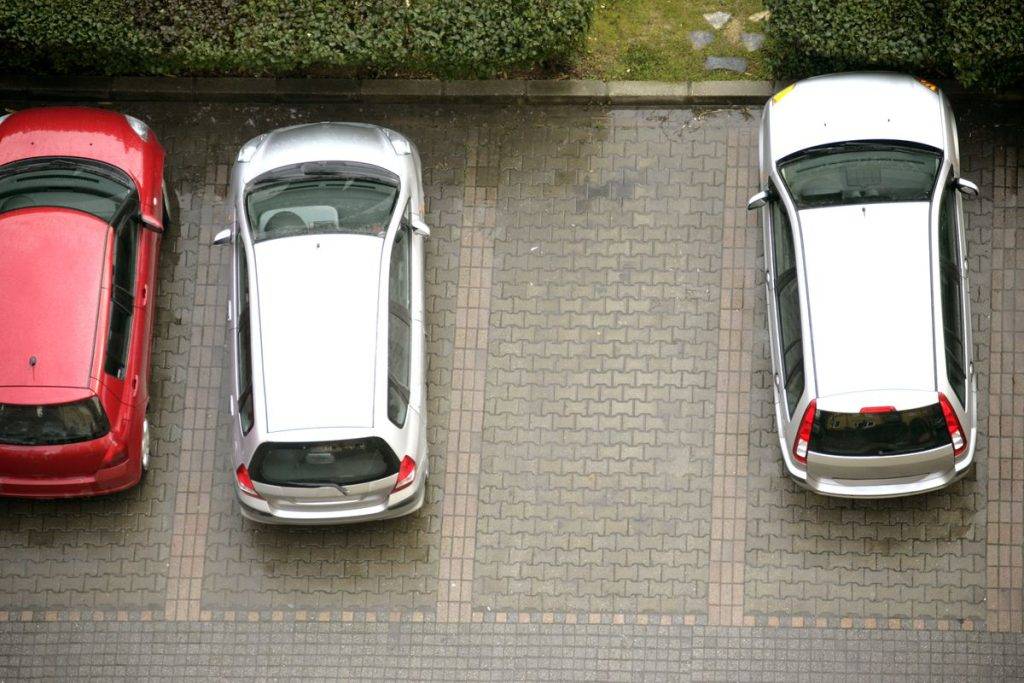 standard parking space