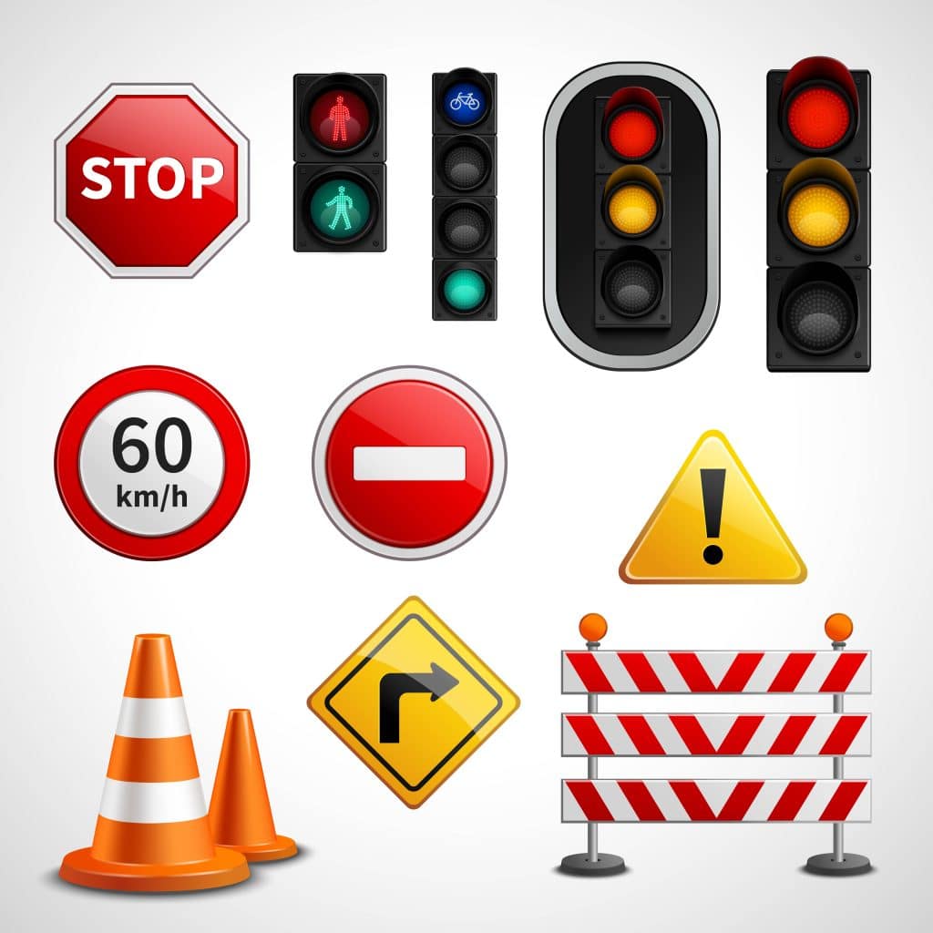 traffic symbols