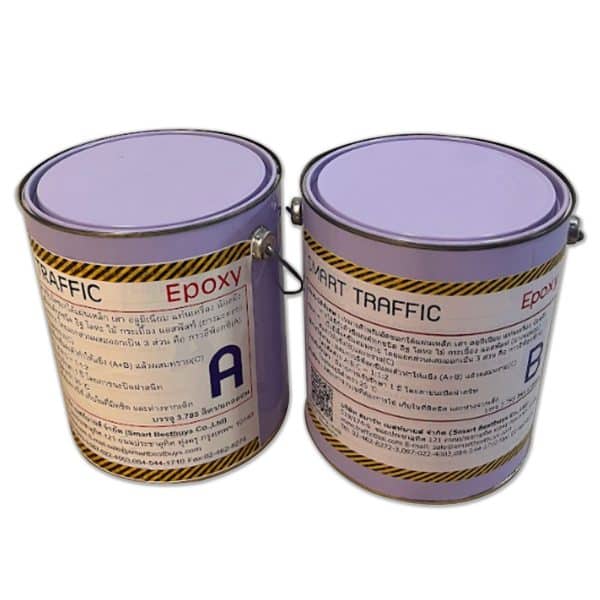 กาวอีพ็อกซี่ A+B ยี่ห้อ SMART TRAFFIC 1 ชุด 6 Kg. (ประกอบไปด้วยกาว A : 3 Kg., กาว B : 3 Kg.)