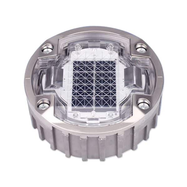 หมุดถนน LED พลังงานแสงอาทิตย์ ขนาด 123×123×48.5 mm.