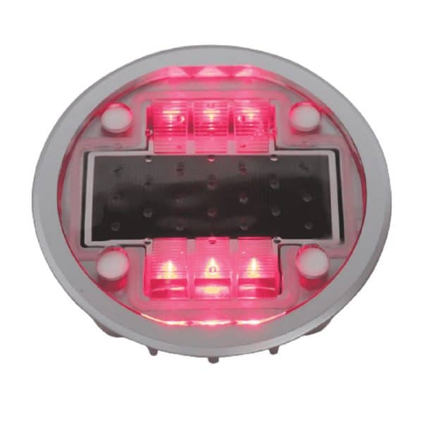 หมุดถนนสุดยอดนวัตกรรมพลังงานแสงอาทิตย์ แดง