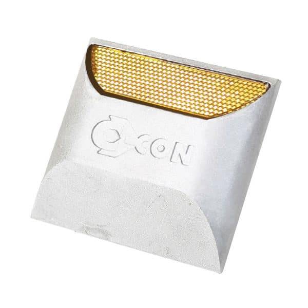 หมุดถนนมาตรฐาน มอก. 1 ด้าน สีเหลือง