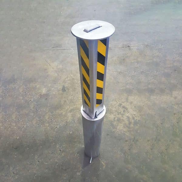 เสากั้นรถชนิดเก็บลงดินได้