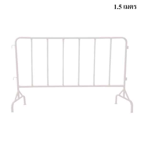 แผงกั้นจราจรสีขาว