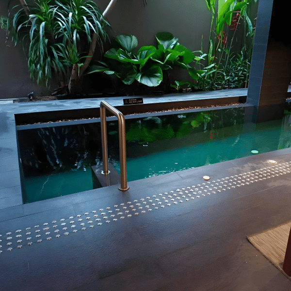 ปุ่มทางเดินคนพิการ