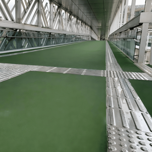 ทางเดินคนพิการ วัสดุสแตนเลส