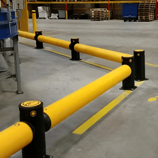 ราวกันชนล้มลุกได้