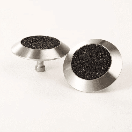 ปุ่มทางเดินคนพิการสแตนเลสแนวจุด