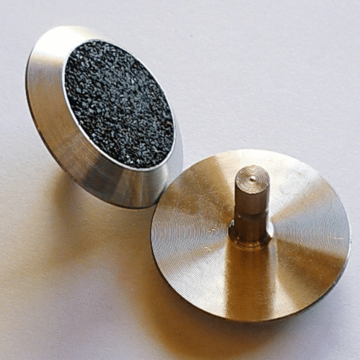 ปุ่มทางเดินคนพิการสแตนเลสแนวจุด