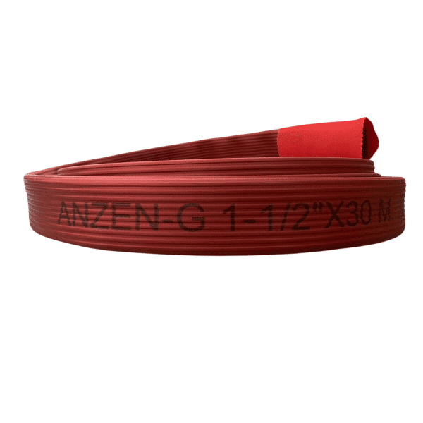 "ANZEN-G" สายส่งน้ำดับเพลิง ชนิดยาง NITRILE สีแดง