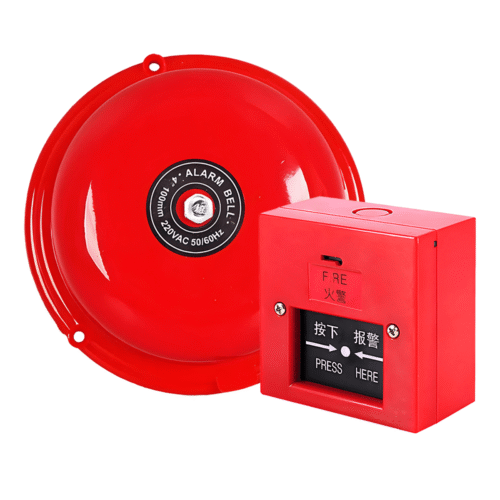 กระดิ่งเตือนภัย และ ปุ่มกดสัญญาณแจ้งเหตุเพลิงไหม้