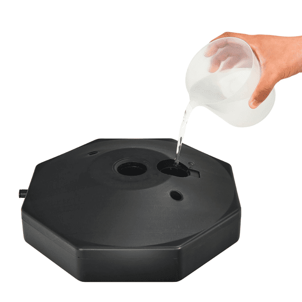 เสากั้นทางเดินพลาสติก สีเหลือง-ดำ