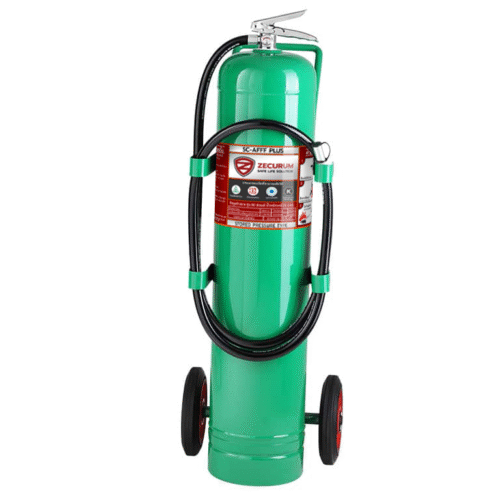 เครื่องดับเพลิง ชนิดเคมีสูตรน้ำ (SC-AFFF Plus) ขนาด 50 ปอนด์ พร้อมรถเข็น