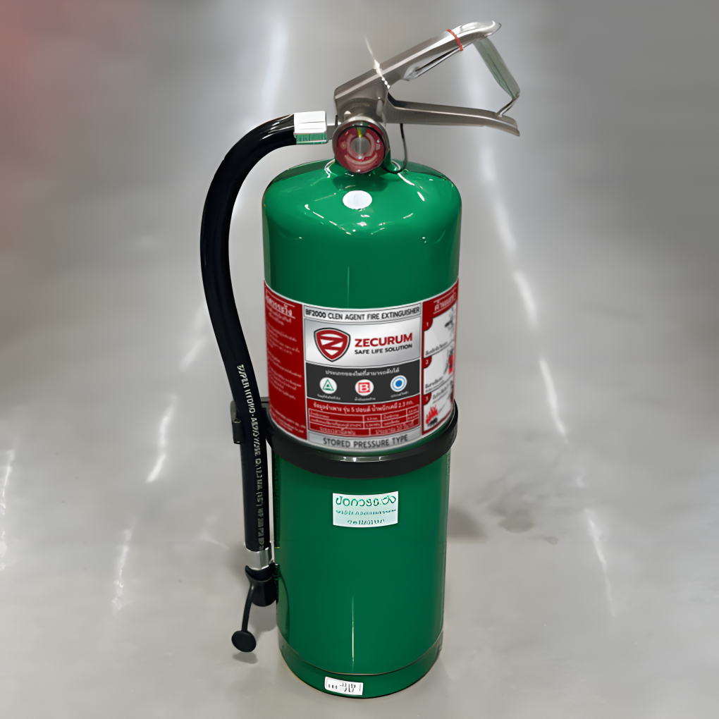เครื่องดับเพลิง ชนิดน้ำยาเหลวระเหย (BF2000) ขนาด 20 ปอนด์ (แถมขาเเขวน) - Image 2