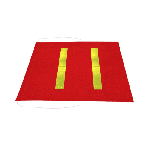 ผ้าแดงติดแถบสะท้อนแสง