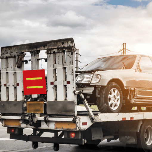 ผ้าแดงติดแถบสะท้อนแสง