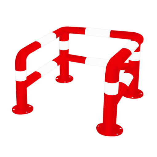 ราวเหล็กกันชนมุม