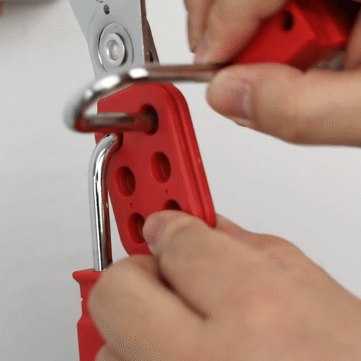 ตัวล็อกก้ามปู Steel Hasp lockout - Image 4