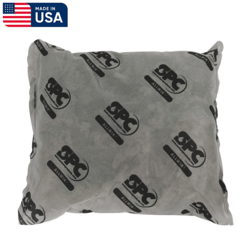 วัสดุดูดซับของเหลวประเภทน้ำ และ น้ำมัน ชนิดหมอน สีเทา แบรนด์ Brady รุ่น AW-1818