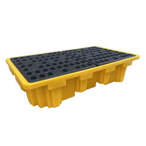 ถาดรองเคมี IBC ขนาด 220*130*50ซม. วัสดุ LLDPE รองรับได้ 860L มี drain 1 ช่อง