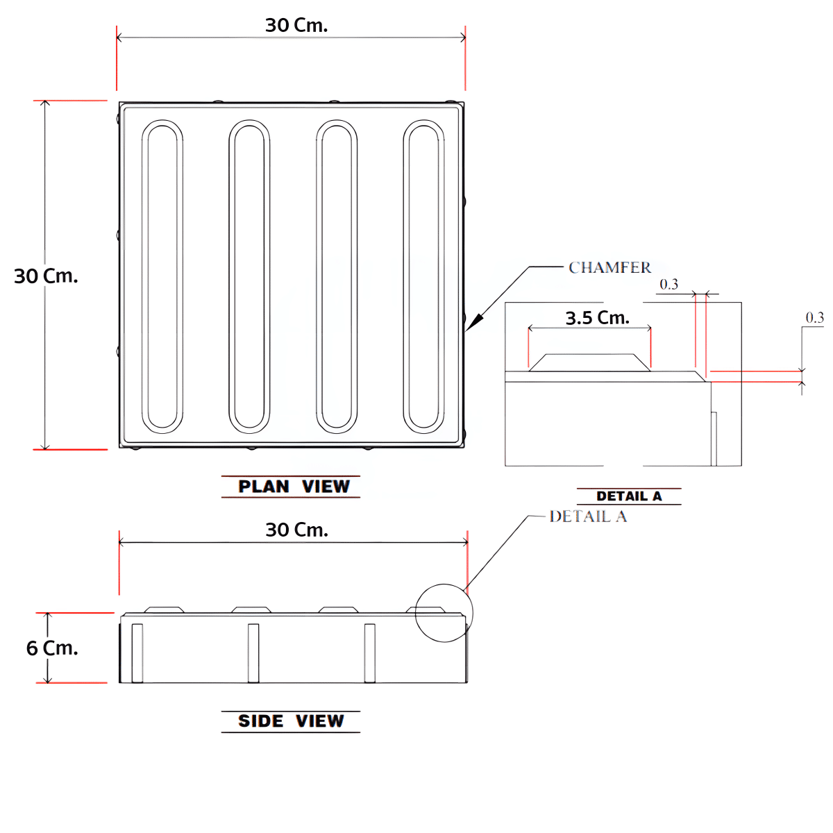 บล็อคทางเท้าสำหรับผู้พิการทางสายตา