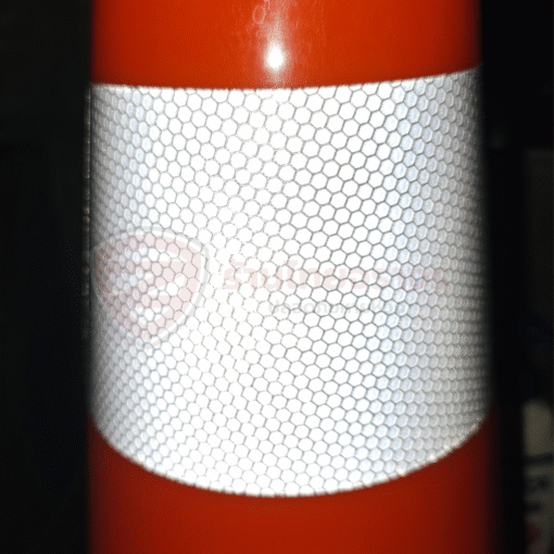 กรวยจราจร PVC ขนาด 70 ซม. ฐานยางเพิ่มน้ำหนัก