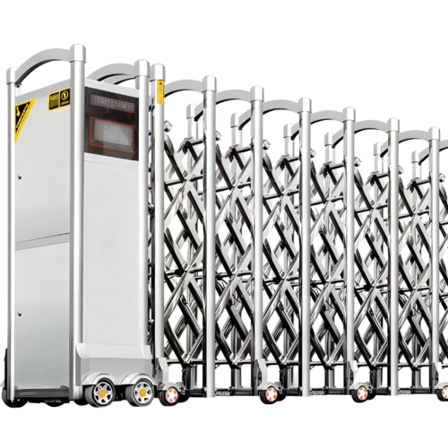 ประตูเลื่อนพับอัตโนมัติ สแตนเลสเกรด 304 cm. ยาว 1-20 เมตร