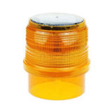 ไฟกระพริบโซล่าเซลล์สำหรับเสาล้มลุก ขนาด 11.3 x 12.3 Cm. สีเหลือง (136008003) +550฿