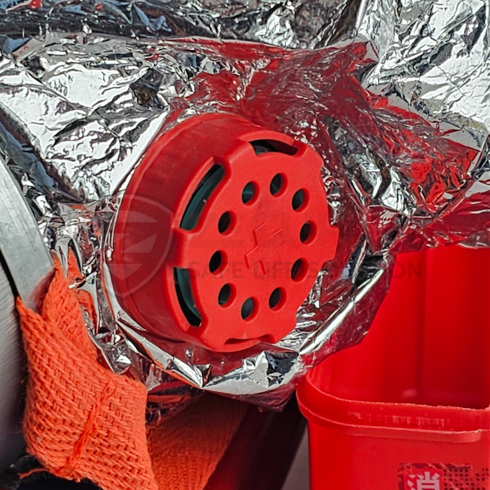 หน้ากากหนีไฟฉุกเฉินแบบกรองอากาศ ZECURUM - Image 3