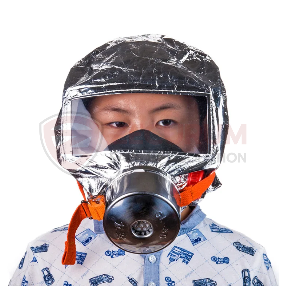 หน้ากากหนีไฟฉุกเฉินแบบกรองอากาศ ZECURUM - Image 6