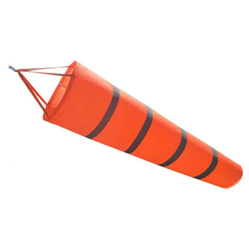ถุงลมบอกทิศทางสีส้มคาดแถบสะท้อนแสง 4 แถบ แบบเชือก ผ้า oxford 210D เส้นผ่านศูนย์กลาง (Air inlet) 45 ซม Outlet dia 25 ซม. ยาว 200 ซม ยี่ห้อ ZECURUM
