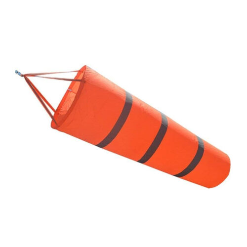 ถุงลมบอกทิศทางสีส้มคาดแถบสะท้อนแสง 3 แถบ ชนิดเชือก ผ้า oxford 210D ยี่ห้อ ZECURUM