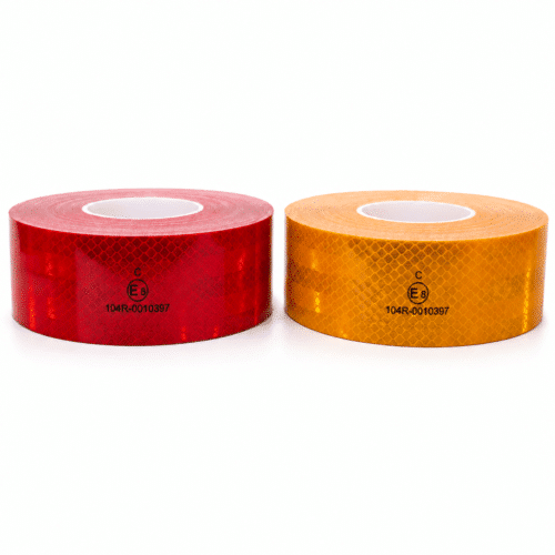 เทปสะท้อนแสงติดรถบรรทุก ZECURUM ขนาด 50.8 มม. x 45.7 ม. (มี 2 สี เหลือง / แดง)
