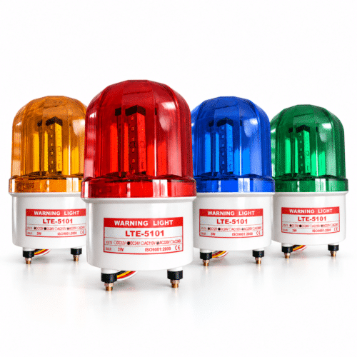 ไฟหมุน LED 4-7 นิ้ว ปรับได้ 3 สเต็ป (ไฟค้าง/ไฟกระพริบ/ไฟหมุน) รุ่นมีเสียง-ไม่มีเสียง
