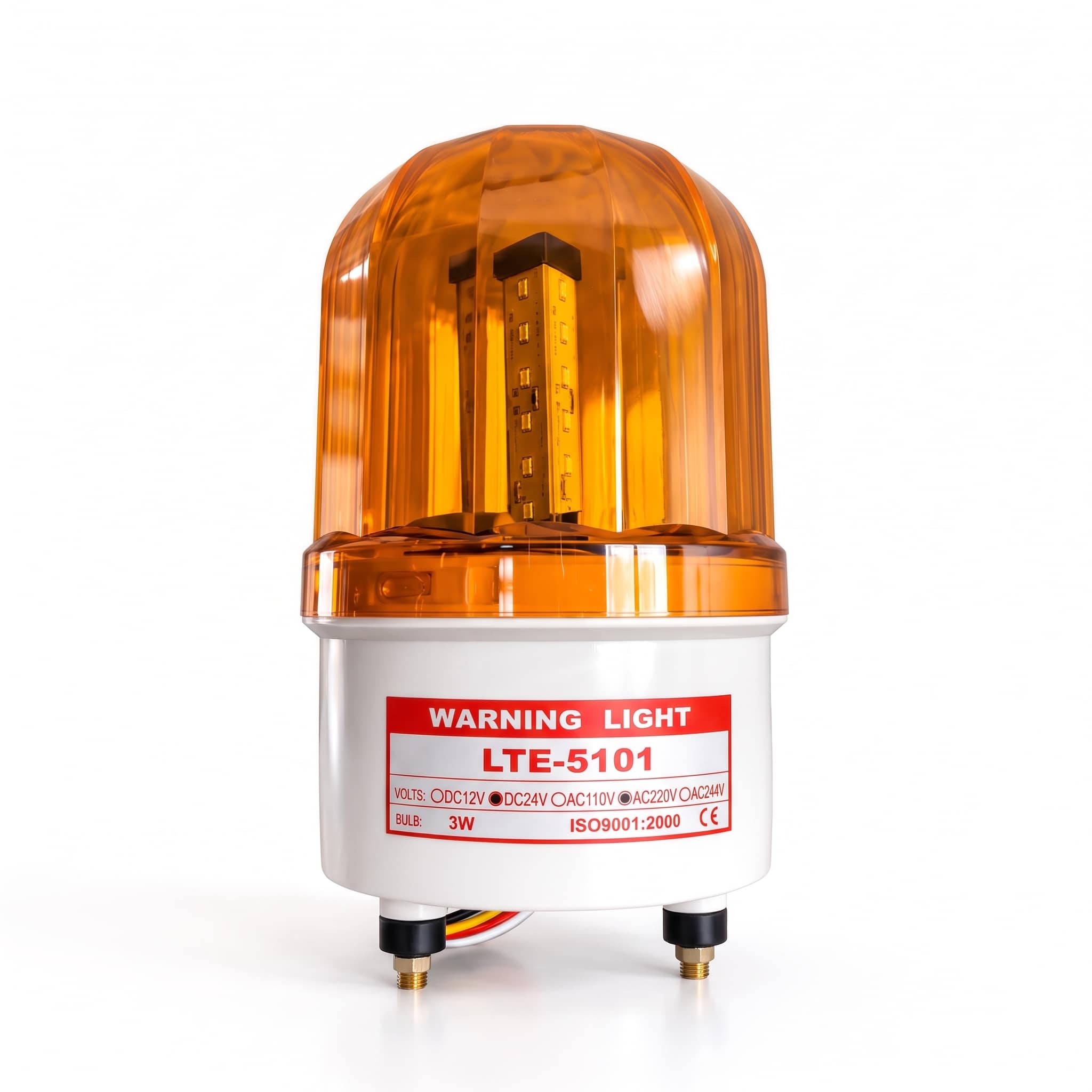 ไฟหมุน LED 4-7 นิ้ว ปรับได้ 3 สเต็ป (ไฟค้าง/ไฟกระพริบ/ไฟหมุน) รุ่นมีเสียง-ไม่มีเสียง - Image 3